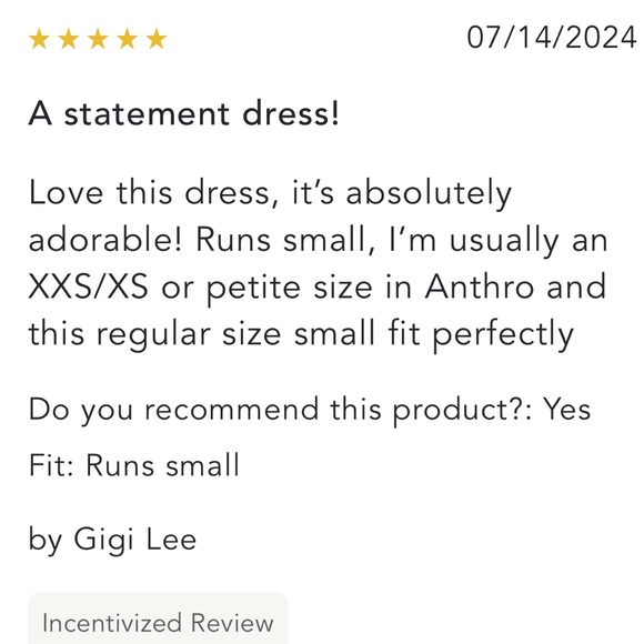 ***Anthropologie NWT Sue Sartor Tie-Shoulder Sundress size XSP. - Picture 7 of 11